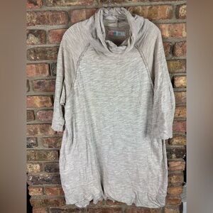 Free People 'beach Cocoon' Cowl Neck Pullover new body